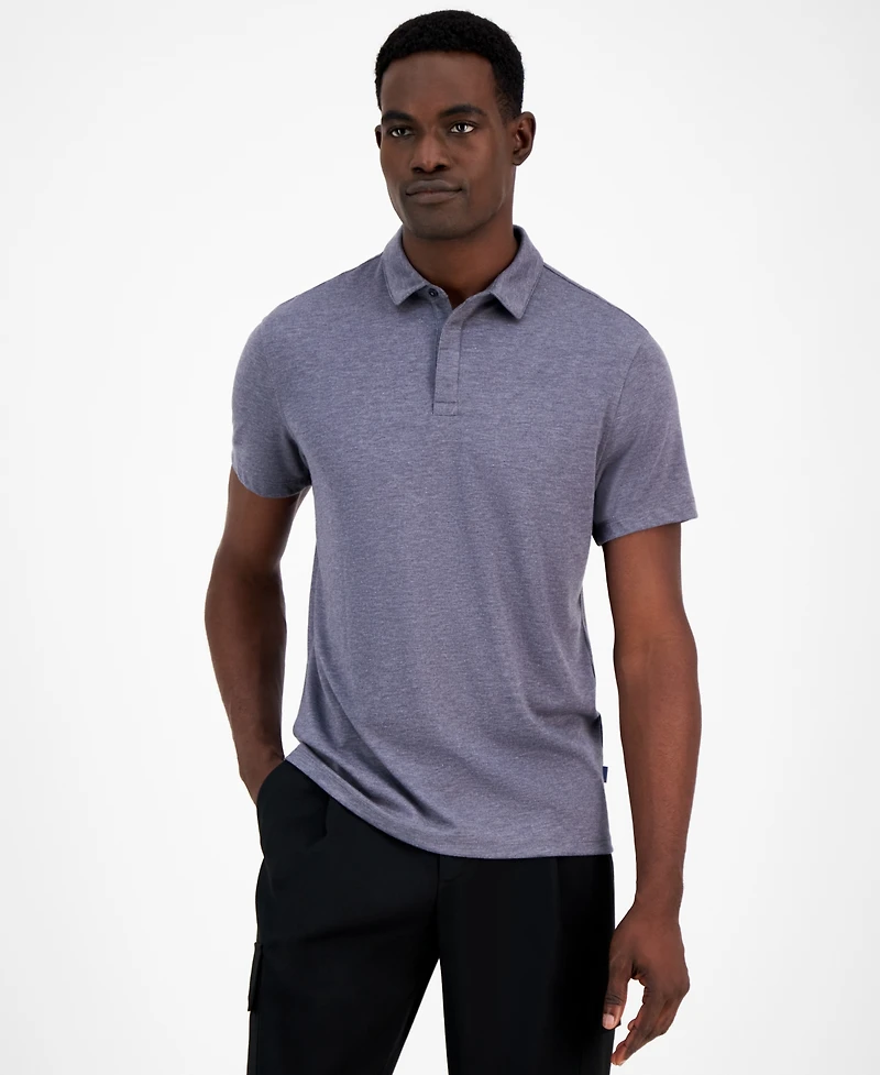 Alfani Men's AlfaTech Stretch Solid Polo Shirt, Created for Macy's