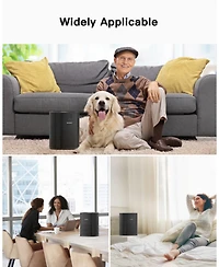 Chivalz 2 Pack Air Purifiers for Bedroom, Air Purifiers for Home Bedroom, Quiet Air Cleaner with 24dB Sleep Mode, True Hepa Filter for Pet