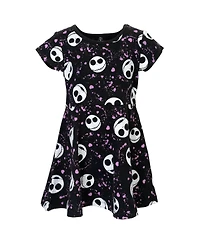 Nightmare Before Christmas Toddler Girls Disney French Terry Skater Dress to (18 Months - 14-16