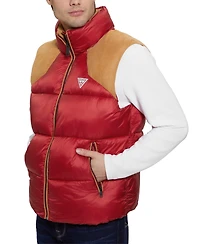 Guess Men's Fabric Block Puffer Vest