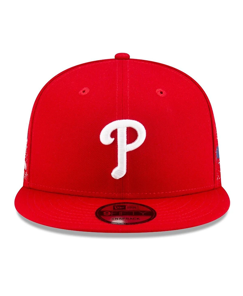Guy Fieri's Flavortown x Mlb Men's Red Philadelphia Phillies 9FIFTY Snapback Hat