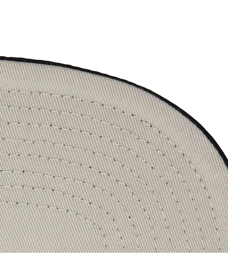 Mitchell & Ness Men's Black California Angels Pew Pew Deadstock Adjustable Hat