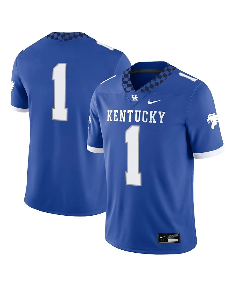 Nike Men's #1 Royal Kentucky Wildcats Game Jersey