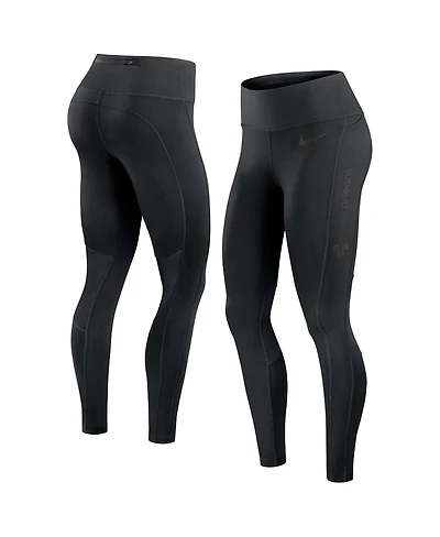 Nike Women's Black New Orleans Saints Performance Leggings