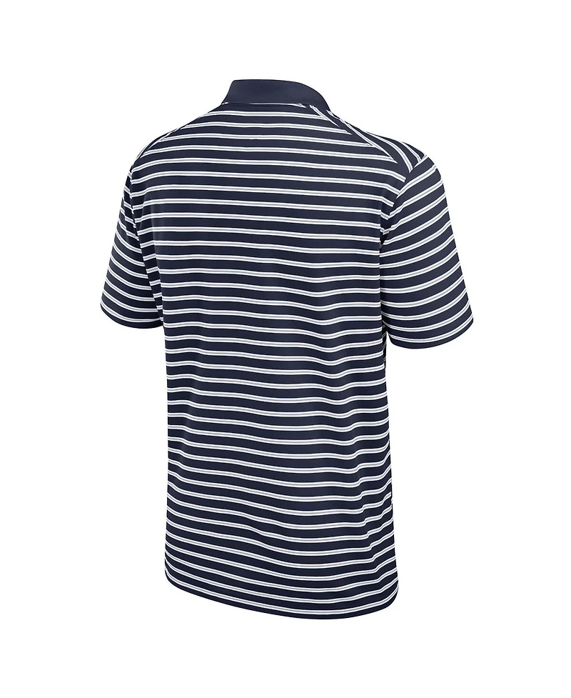 Nike Men's Navy/White Penn State Nittany Lions Primetime Victory Striped Performance Polo