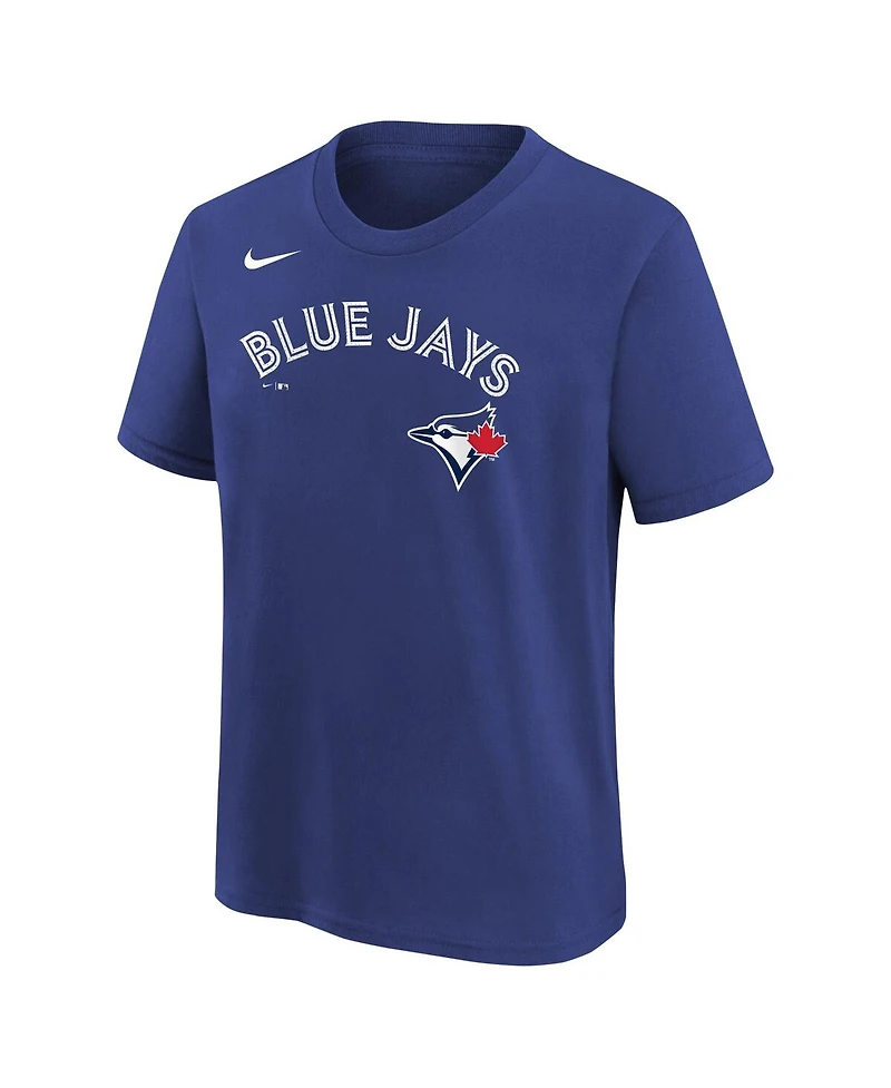 Nike Big Boys and Girls Vladimir Guerrero Jr. Royal Toronto Blue Jays Home Player Name Number T-Shirt