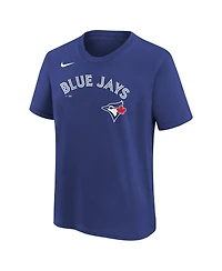 Nike Big Boys and Girls Vladimir Guerrero Jr. Royal Toronto Blue Jays Home Player Name Number T-Shirt