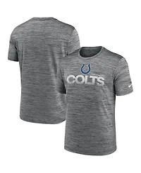 Nike Men's Anthracite Indianapolis Colts Blitz Velocity Modern Performance T-Shirt