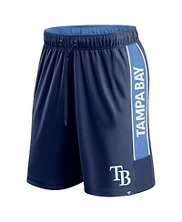 Fanatics Men's Navy Tampa Bay Rays Win The Match Defender Shorts