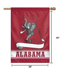 Wincraft Alabama Crimson Tide 28" x 40" College Vault Single-Sided Vertical Banner