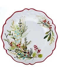 Certified International Christmas Gatherings 2-Pc. Melamine Platter Set