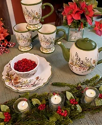 Certified International Winters Forest Teapot