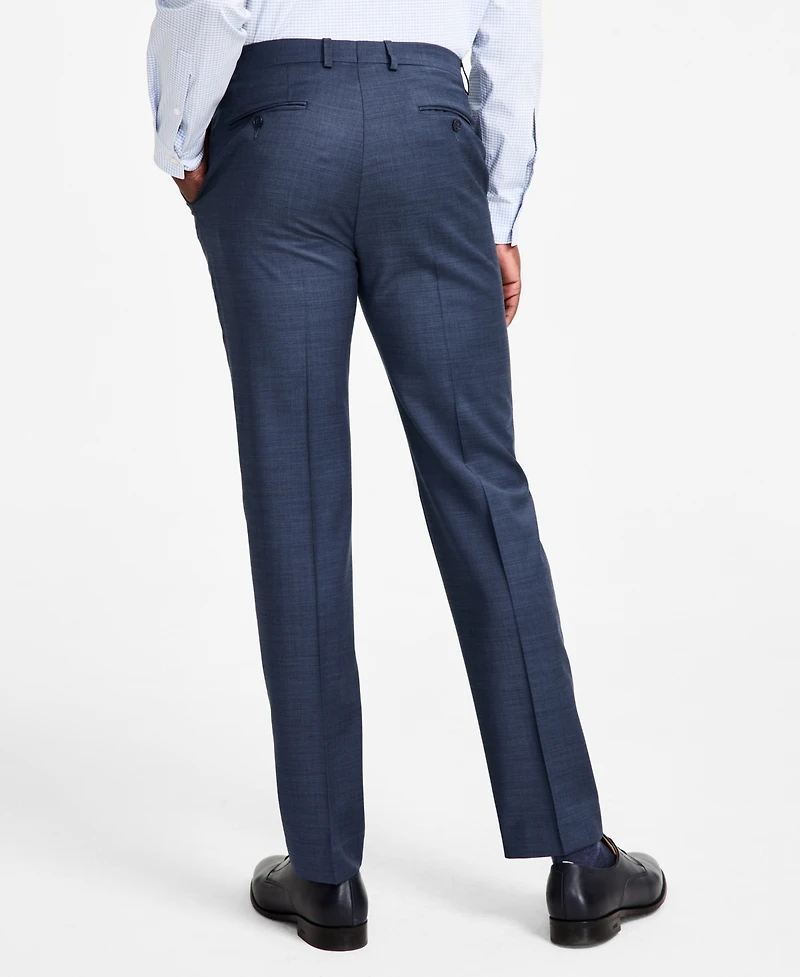 Calvin Klein Men's Slim-Fit Wool-Blend Stretch Suit Pants