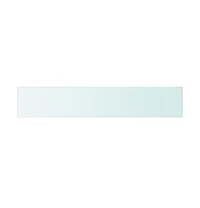 Shelf Panel Glass Clear 43.3"x7.9"