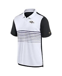 Nike Men's Black/White Baltimore Ravens Fashion Performance Polo