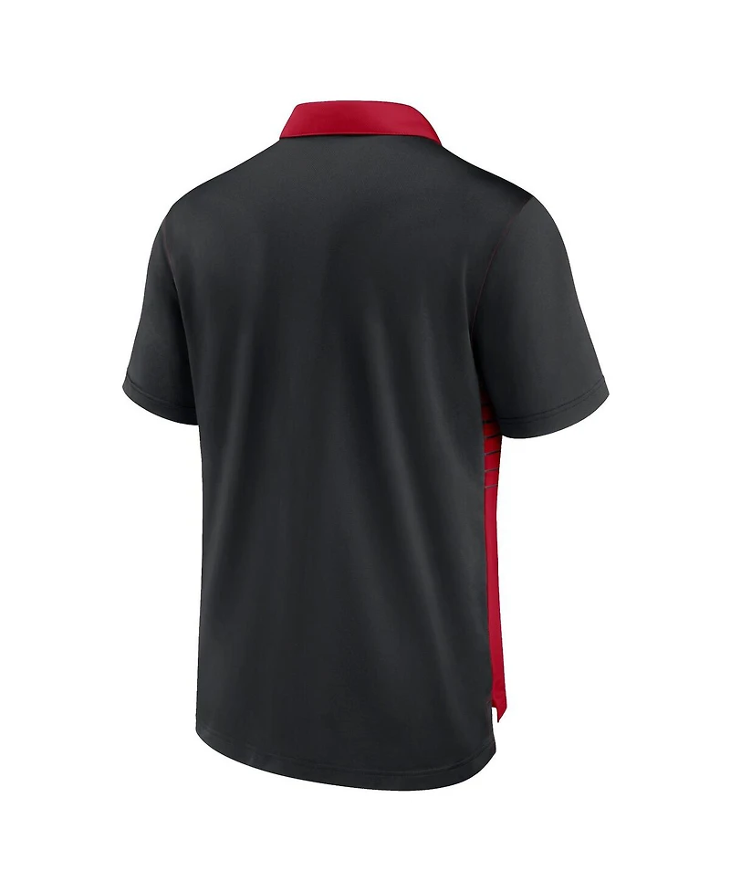 Nike Men's Black/Red Atlanta Falcons Fashion Performance Polo