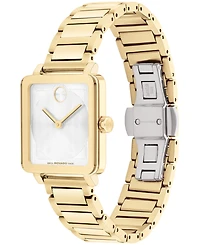 Movado Women's Bold Evolution 2.0 Swiss Quartz Ionic Plated Light Gold Steel Watch 26mm