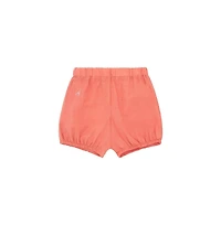 Vild House of Little Organic Cotton Woven Bloomer Shorts - Coral
