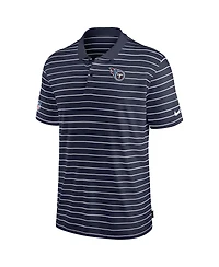 Nike Men's Navy Tennessee Titans Sideline Lock Up Victory Performance Polo