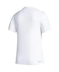 Adidas Women's White Miami Hurricanes Aeroready Military Appreciation Pregame T-Shirt