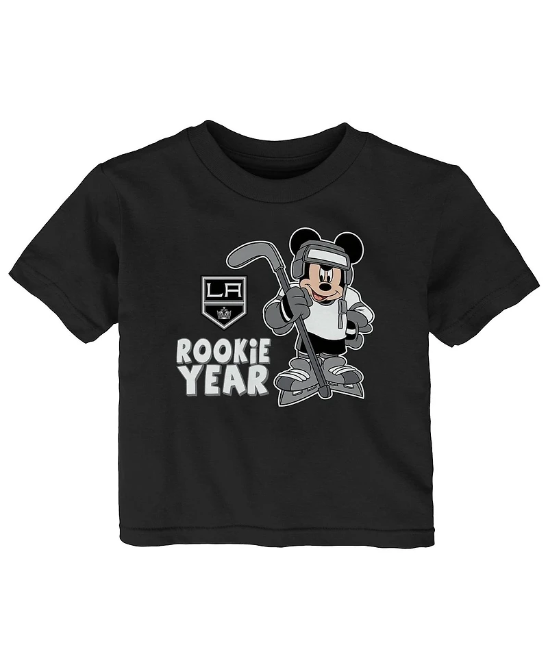 Outerstuff Toddler Los Angeles Kings Disney Rookie Year T-Shirt Shorts Set