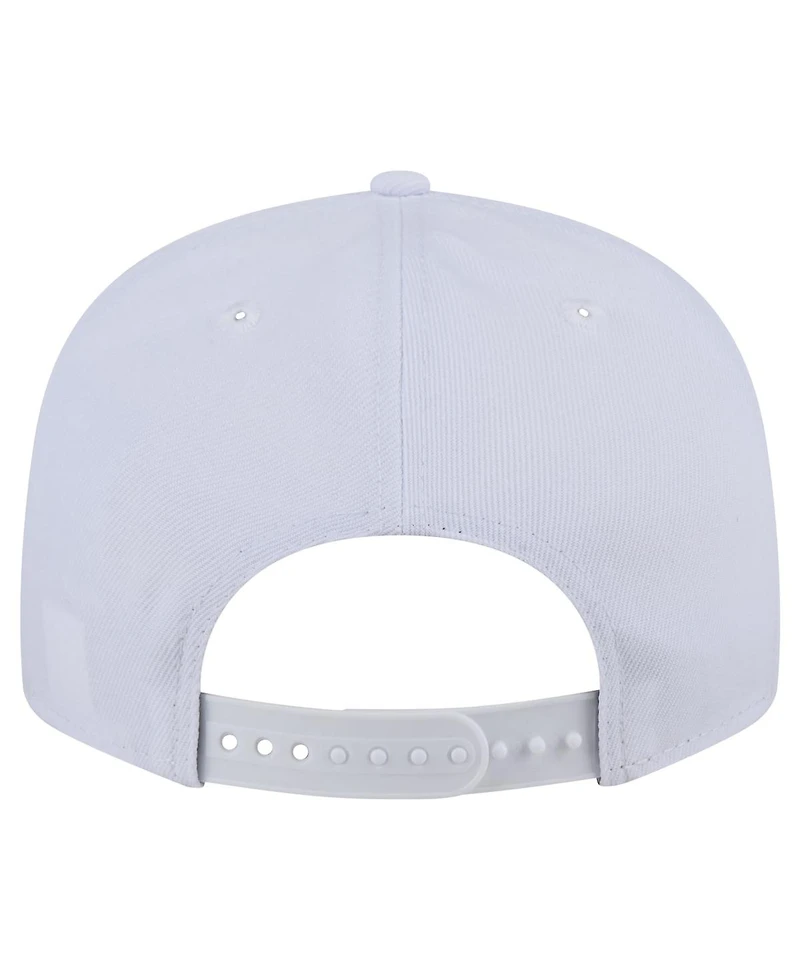 New Era Men's White Jacksonville Jaguars Throwback Logo Standard 9FIFTY Snapback Hat