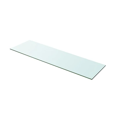 Shelf Panel Glass Clear 39.4"x11.8"
