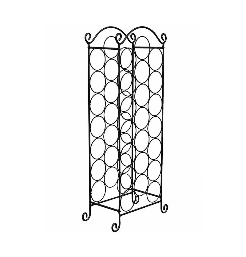 vidaXL Wine Rack for 21 Bottles Metal