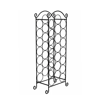 vidaXL Wine Rack for 21 Bottles Metal