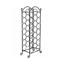 vidaXL Wine Rack for 21 Bottles Metal