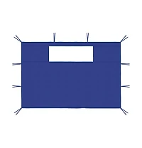 vidaXL Gazebo Sidewalls with Windows 2 pcs Blue