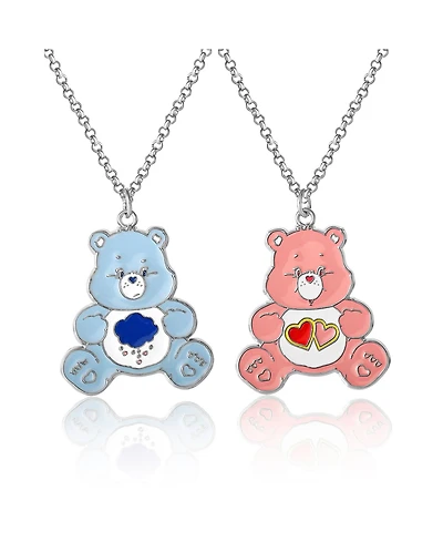 Care Bears Grumpy Bear & Love A Lot Bear Bff Necklace Set