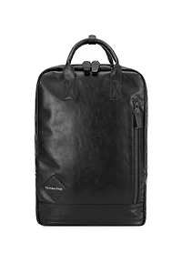 Large Leather Backpack with Thick Top Handle internal 15in Laptop bag Victoria Hyde Cowboy