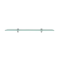 vidaXL Floating Shelf Glass 27.6"x7.9" 0.3"