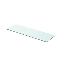 Shelf Panel Glass Clear 31.5"x9.8"