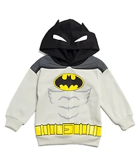Dc Comics Boys Justice League Superman Batman Fleece Pullover Hoodie and Pants Outfit Set to