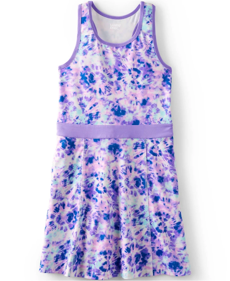 Lands' End Big Girls Plus Athletic Active Tank Top Dress