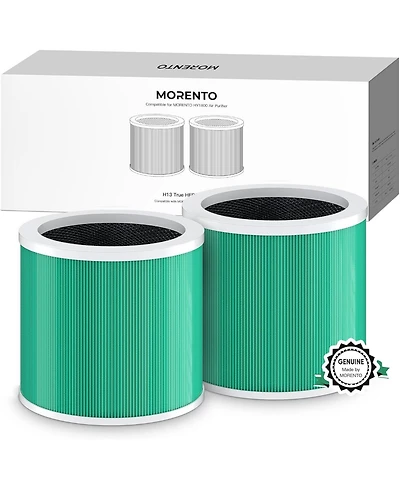 Morento HY1800 Genuine Air Purifier Replacement Filter, H13 Ture Hepa Filter for HY1800 Air Purifer, Efficiency Activated Carbon, Pack