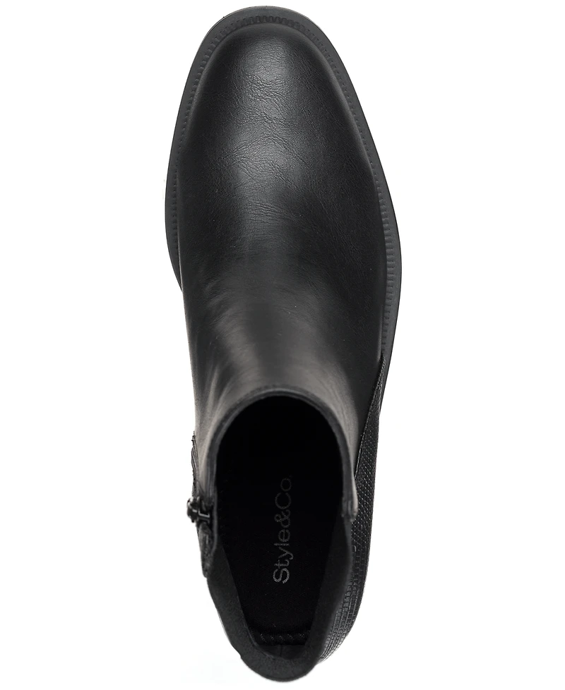 Style & Co Women's Edwinaa Gore Booties, Created for Macy's