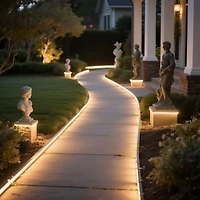 DELight 150FT Led Neon Rope Lights Warm White with Remote Control,IP65 Ac 110V Waterproof Dimmable Cuttable SMD3535 Led Lights Del-D150W