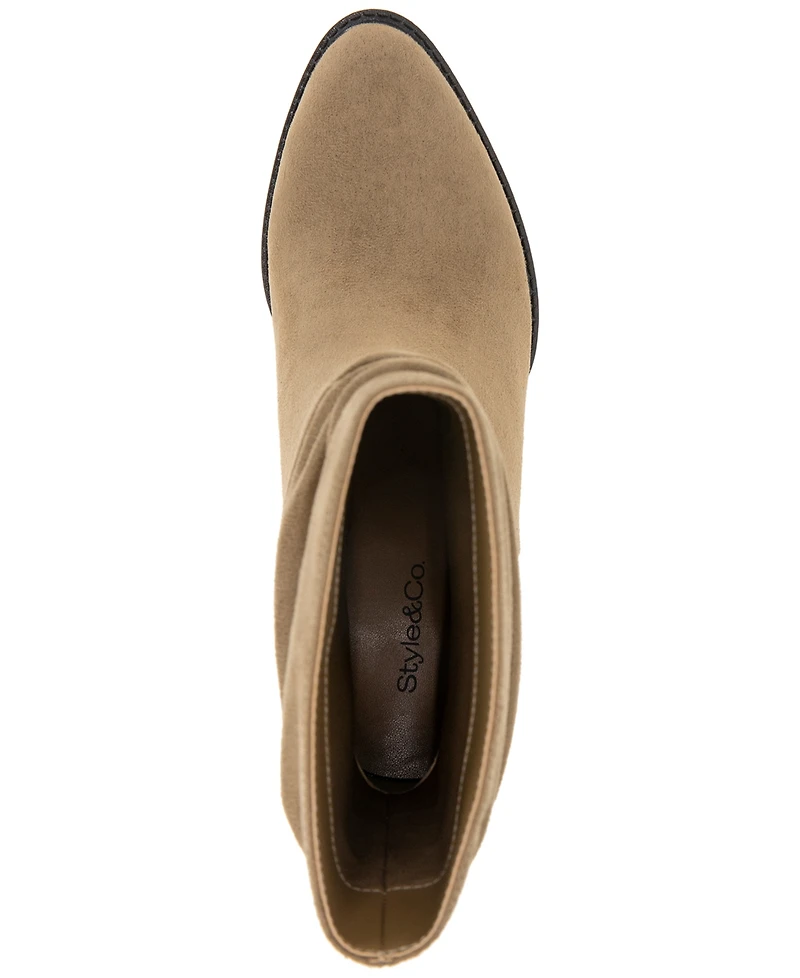 Style & Co Women's Genoviaa Scrunch Booties, Created for Macy's