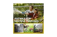 Kotto 25' Expandable Water Garden Hose: 10 Spray Nozzles, Solid Brass Connector, Leak-Proof Design