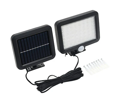 vidaXL Solar Lamp with Motion Sensor Led Lights White