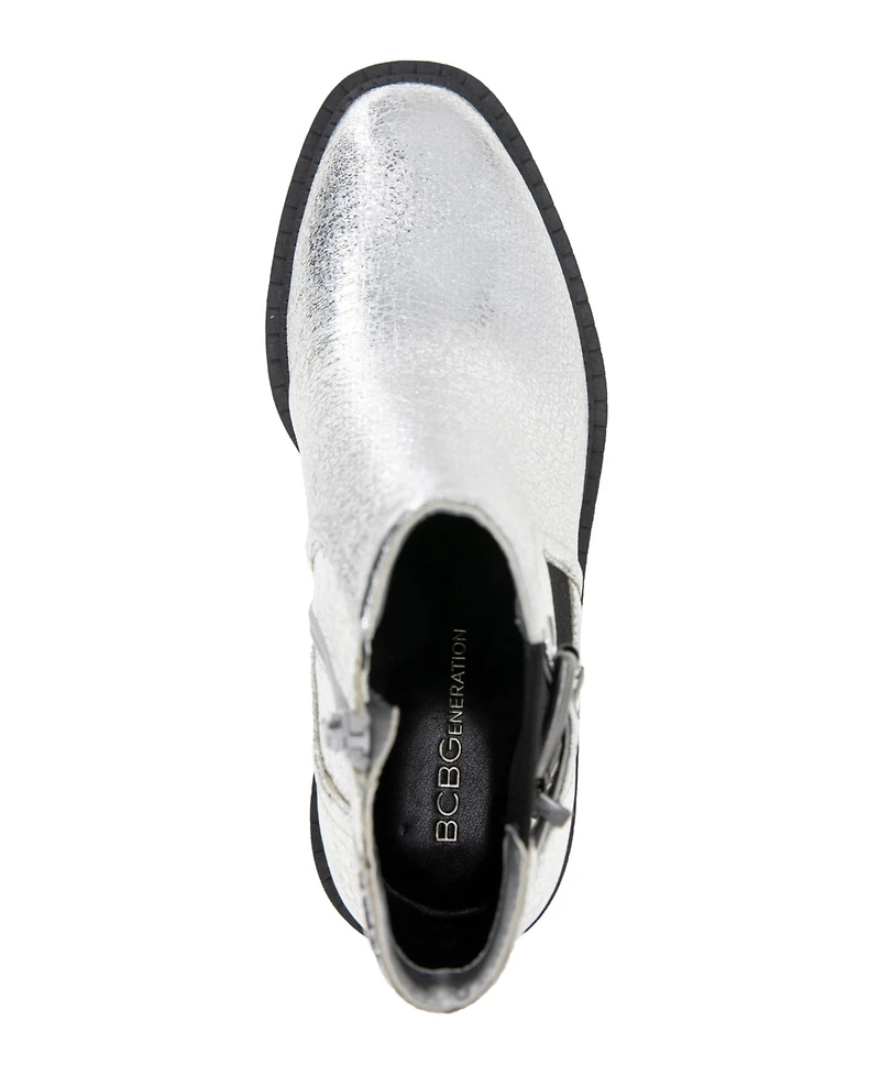 BCBGeneration Women's Bovee Buckle Detail Booties