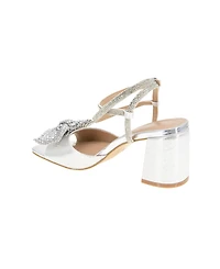 BCBGeneration Women's Tawny Block-Heel Bow Dress Sandals