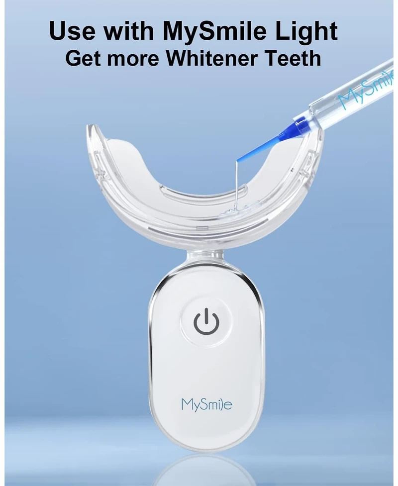 MySmile Teeth Whitening Gel Pen Refill Pack, 3 Non-Sensitive Teeth Whitening Pen, Deluxe Teeth Whitener Dental Grade Tooth Whitening Gel with Carbamid