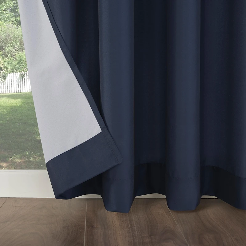 Sailor Indoor/Outdoor Uv Protectant Room Darkening Grommet Curtain Panel