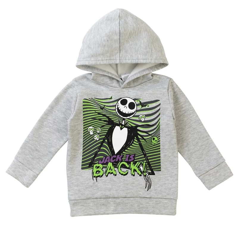 Nightmare Before Christmas Toddler Boys Disney Fleece Hoodie and Pants Outfit Set to