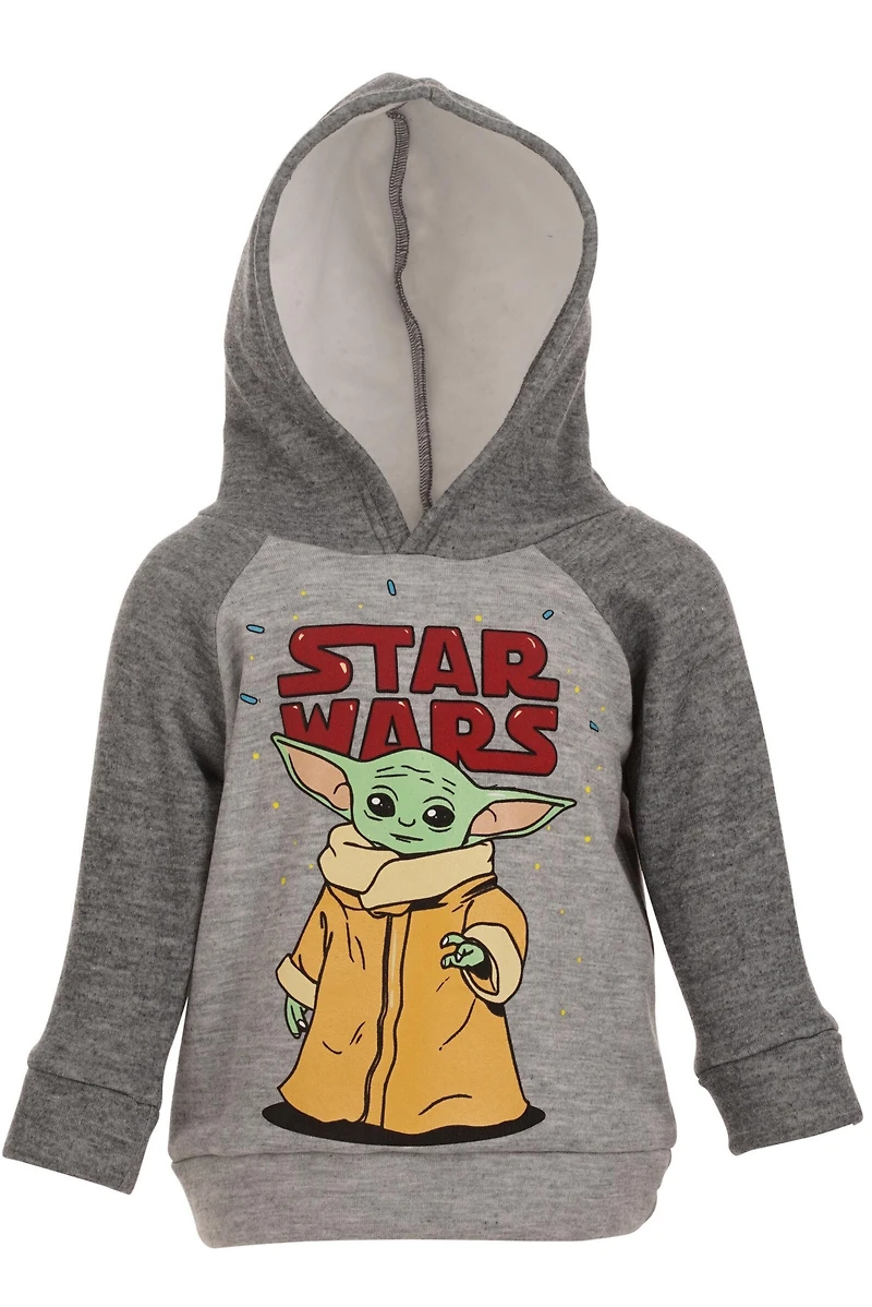 Starwars Toddler Boys Star Wars The Mandalorian Fleece Pullover Hoodie and Pants Outfit Set to (12 Months - 18-20)