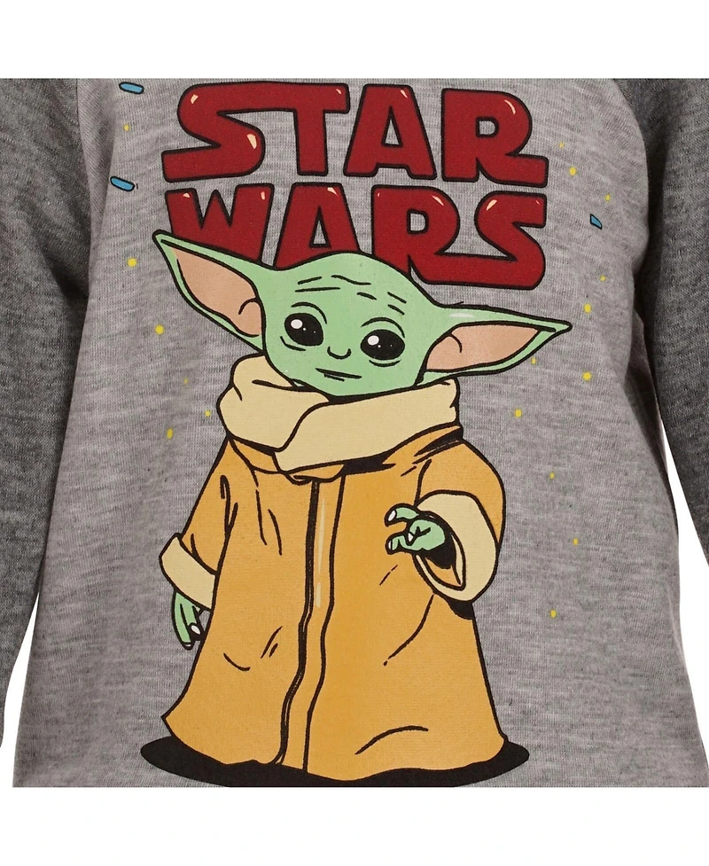 Starwars Toddler Boys Star Wars The Mandalorian Fleece Pullover Hoodie and Pants Outfit Set to (12 Months - 18-20)